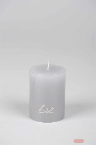 Bild von Kerze Classic, Uni -   8 x Ø 60mm, hellgrau