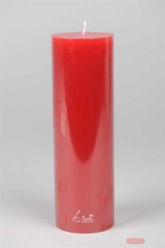 Bild von Kerze Classic, Uni - 24 x Ø 76mm, antikrot