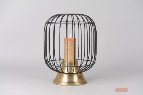 Bild von Laterne, Alu Ø30x H40cm, old gold