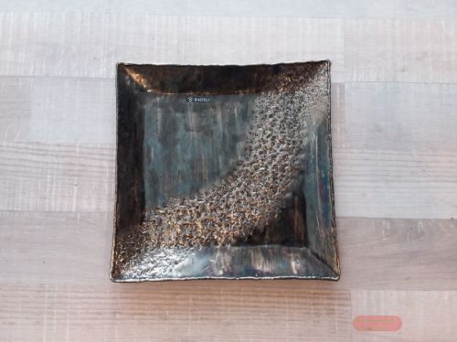 Bild von Alu-Schale, Vivid vintage L29x 29x H2cm, oil black