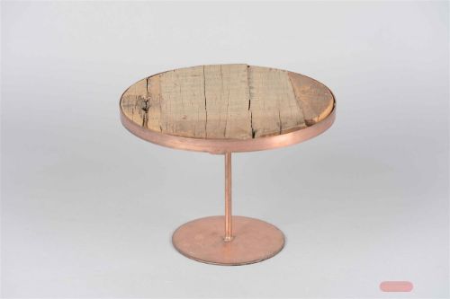 Bild von Untersetzer, auf Fuss Ø30x H22cm, natur/rosenholz