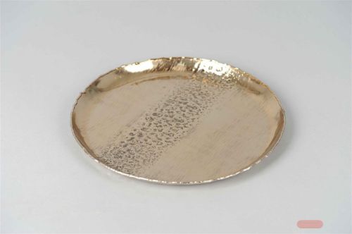 Bild von Alu-Rundschale, Vivid vintage Ø29x H2cm, gold