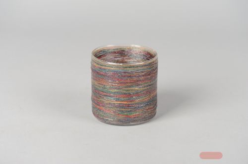 Bild von Windlicht, Drato Ø10x H10cm, bunta