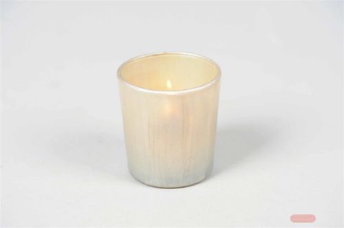 Bild von Votiv, émaillé Ø7x H7.5cm, grau