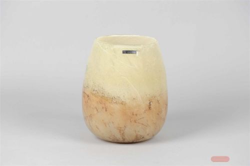 Bild von Glasvase, Terre lunaire Ø22.8x H26.5cm, sand