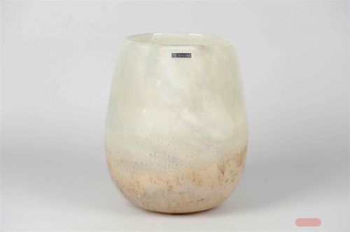 Bild von Glasvase, Terre lunaire Ø27.3x H32cm, sand