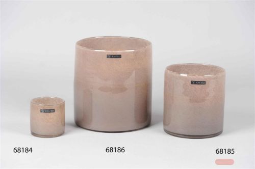 Bild von Windlicht, Autumn Ø8.5x 8.4cm, sand