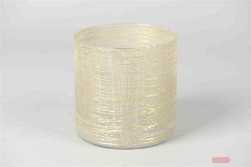 Bild von Windlicht, Drato Ø10x H10cm, creme