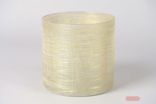 Bild von Windlicht, Drato Ø20x H20cm, creme