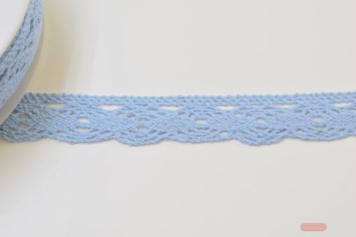 Bild von Band 15m/ 20mm, Häkel-Spitzenborte ass, blau