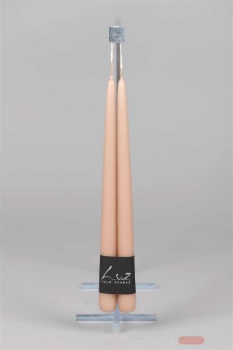 Bild von Rustic Tauchkerze, 30cm x 22mm - Paar, portobello