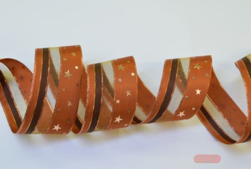 Bild von Band 25m/ 25mm, Org. mit Sternen assy,