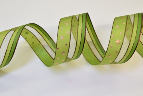 Bild von Band 25m/ 25mm, Org. mit Sternen, k