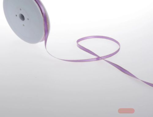 Bild von Band 50m/ 6mm, Satin m. Goldkante, lavendel