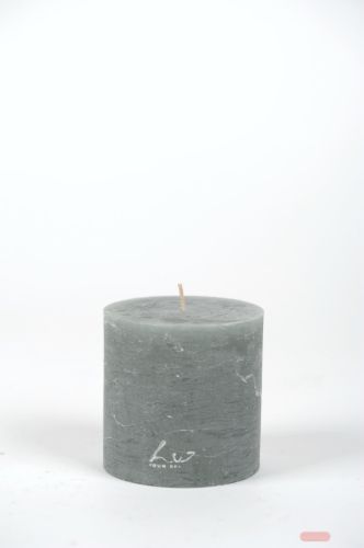 Bild von Rustic Zylinderkerze,   9cm x Ø90mm, sense