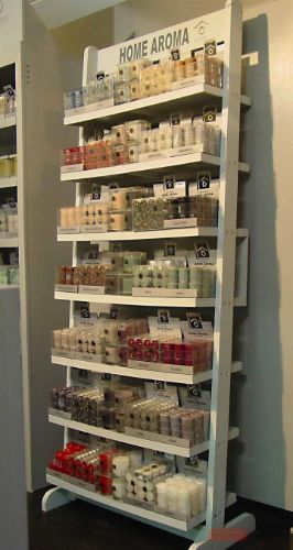 Bild von Display, Div. Artikel - Holz B80x 30x H197cm, weiss