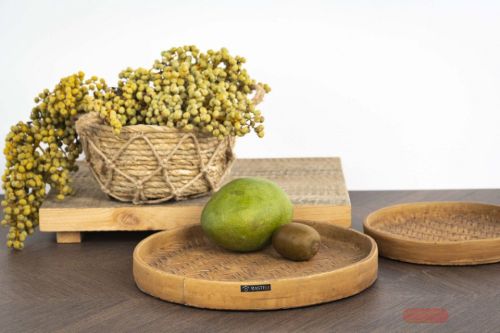 Bild von Schale rund, Winnow Zement Ø14 x H2.5cm, terra