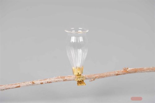 Bild von Glasvase, miniClip - Set/3 - Ø4x H7cm, klar