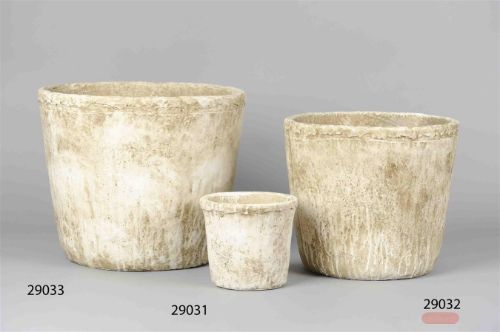 Bild von Blumentopf, Antica Ø31 x 27cm, creme*