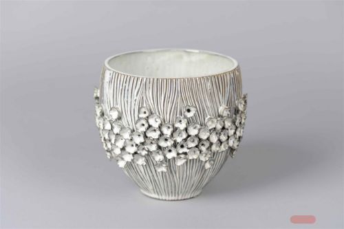 Bild von Blumentopf,  Wilde watereppe Ø20 x H17cm, grau