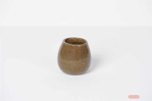 Bild von Glasvase, Kuppi Ø9 x H8cm, tobacco