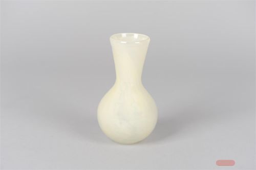 Bild von Glasvase, Garaffa Ø10 x H16.5cm, ivory