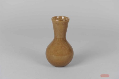 Bild von Glasvase, Garaffa Ø10 x H16.5cm, tobacco