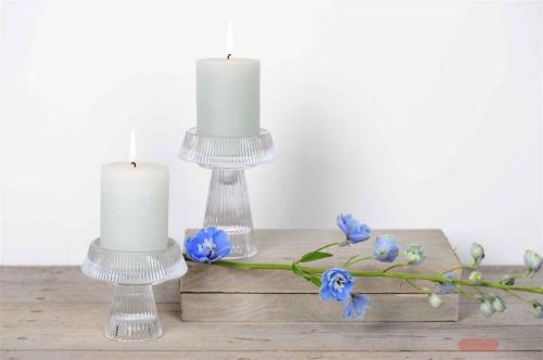 Bild von Kerzenständer, Ruffles Ø10.9 x H10cm, glas