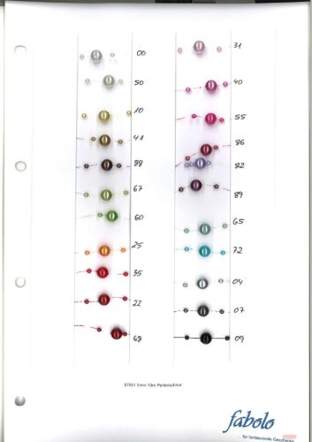 Bild von Girlande, 10m/  5mm, Perlenschnur, helltürkis