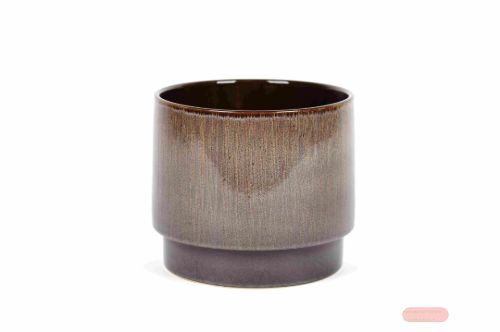 Bild von Blumentopf, Alloganta Ø21.5x H19cm, braun*