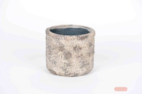 Bild von Blumentopf, Glimmer rock Ø17.5x H15.5cm, sand
