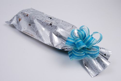 Bild von Beutel, 18x 30cm Weihnacht, silber  (Spezial)