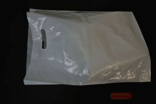 Bild von LDPE-Tasche, B44x H46+  8cm 60my Griffloch, weiss