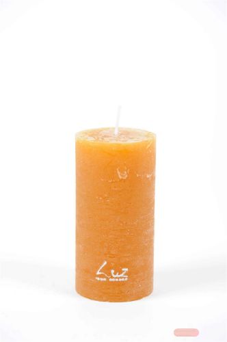 Bild von Rustic Zylinderkerze, 16cm x Ø60mm, bienenwachs