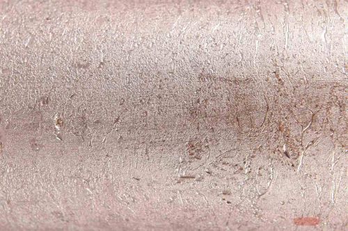 Bild von Metallic Zylinderkerze, 16cm x Ø60mm, champagner