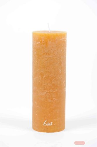 Bild von Rustic Zylinderkerze, 15cm x Ø50mm, bienenwachs