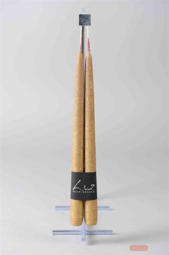 Bild von Metallic Tauchkerze, 40cm x Ø22mm - Paar, gold/26*