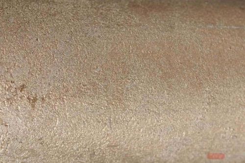 Bild von Metallic Zylinderkerze, 20cm x Ø70mm, antikgold