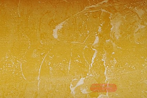 Bild von Rustic Zylinderkerze, 20cm x Ø80mm, ocker*