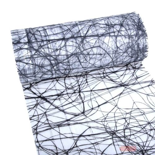 Bild von Deco, 15m/ 300mm DekoWeb, schwarz-weiss