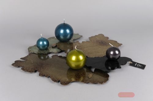 Bild von Untersetzer, Metall L39x 19.5x 1cm, d'grau