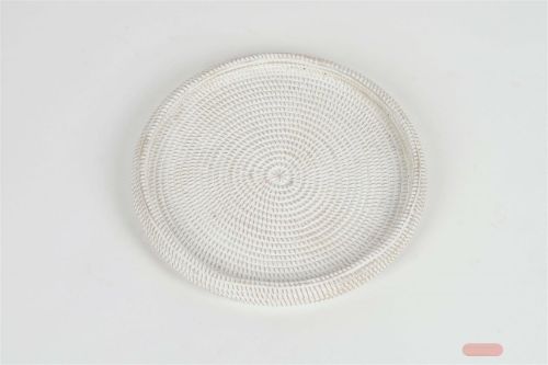 Bild von Rundschale, Zement Ø30.5x H3.5cm, weiss