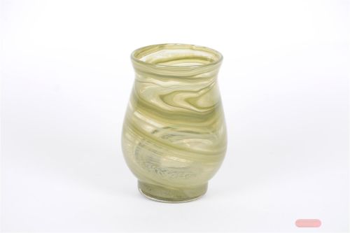 Bild von Glasvase, Giddy Ø15x H21cm, green