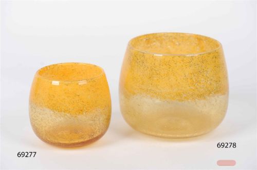 Bild von Glasvase, Flare Ø14.6x H12cm, solar*