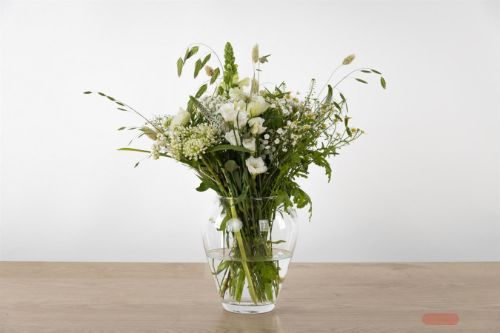 Bild von Glasvase, Dorodny Ø19x H22cm, klar