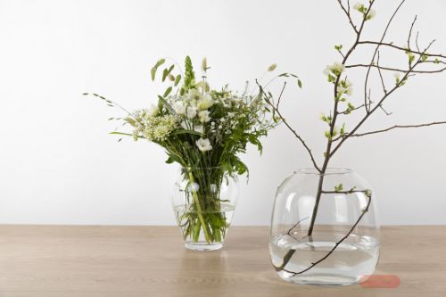 Bild von Glasvase, Gruby Ø25x H25cm, klar