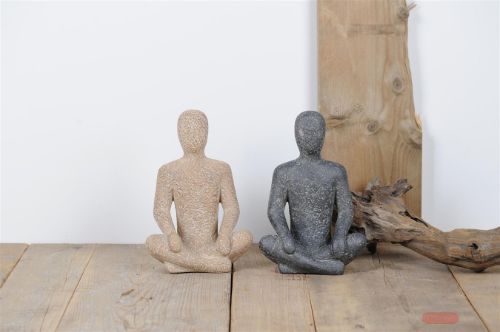 Bild von Figur, Yogi L14.7x 7.5x H20cm, black