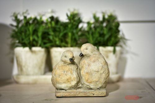 Bild von Dekovögel, Tortel L15x 15x H17cm, natur