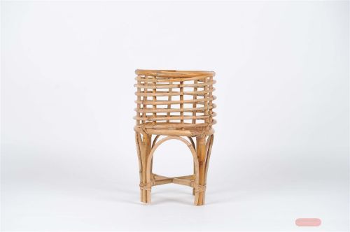 Bild von Korb, auf Beinen Ø25x H43cm, Rattan