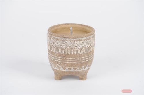 Bild von Outdoor KerzenTopf, Bohemian 19x Ø17.5cm, ecru